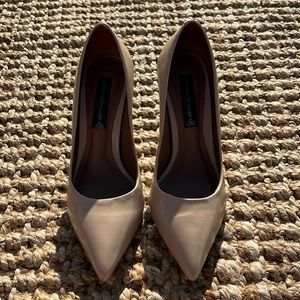 Womens Steve Madden nude heel size 8